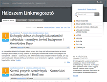 Tablet Screenshot of linkmegoszto.domain-tarhely.com